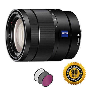 Sony Vario-Tessar T E 16-70mm f/4 ZA OSS Lens with UV Filter Renewed - Reconditioned Sony