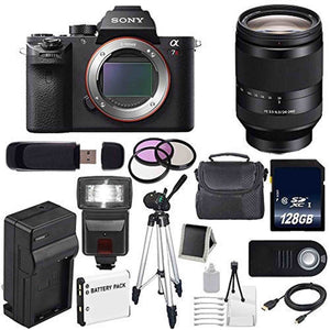 Sony Alpha a7R II Mirrorless Digital Camera International Model + Sony FE 24-240mm f/3.5-6.3 OSS Lens + 72mm 3 Piece Starter Bundle