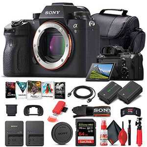 Sony Alpha a9 Mirrorless Camera Body Only ILCE9/B - Basic Bundle - Reconditioned Sony