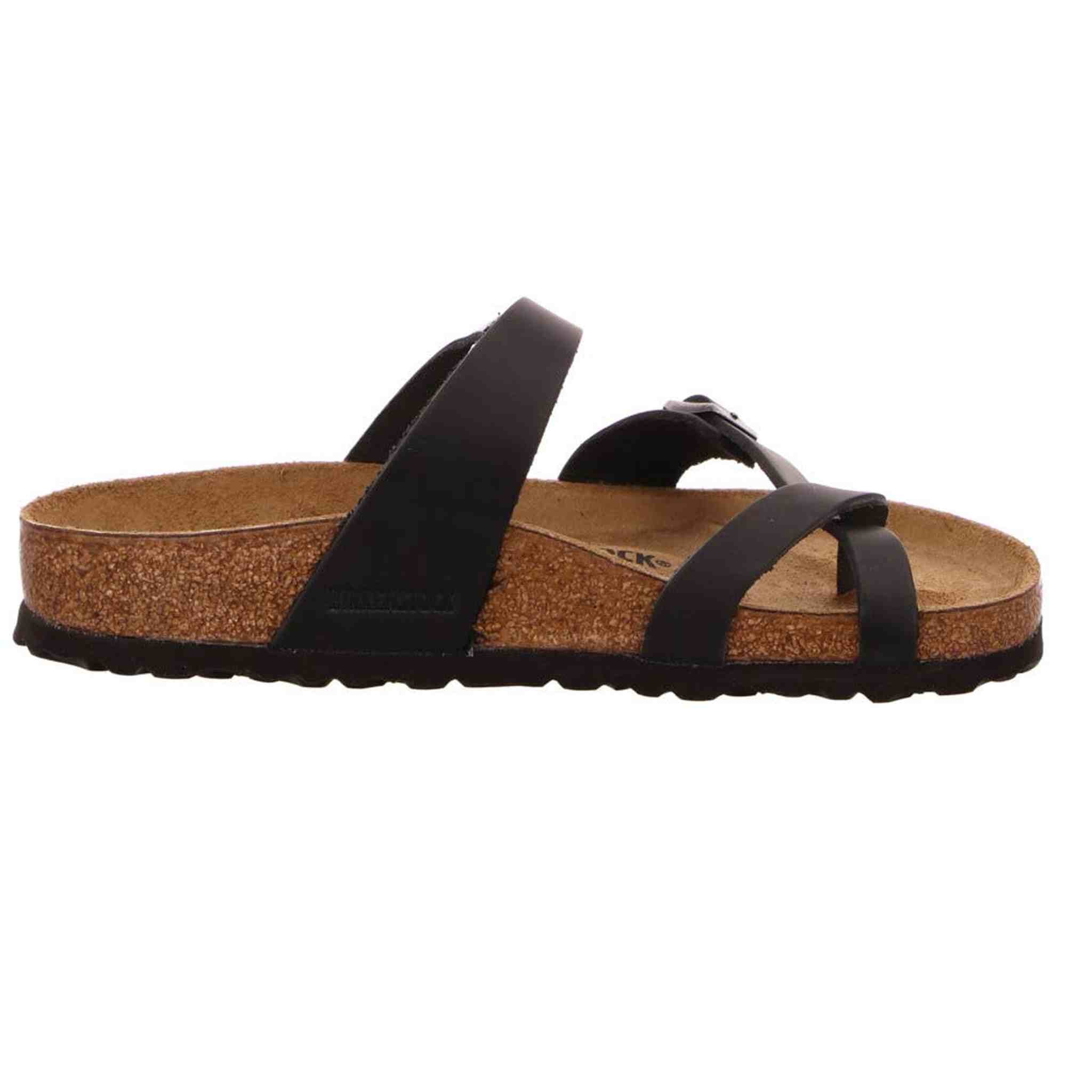 Birkenstock Women's Open-Back Flip Flops, Black, 10 Wide
