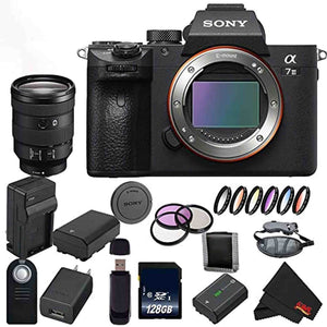 Sony Alpha a7 III ILCE7M3/B Mirrorless Digital Camera International Model + Sony 24-105mm Lens Base Bundle - Used Sony