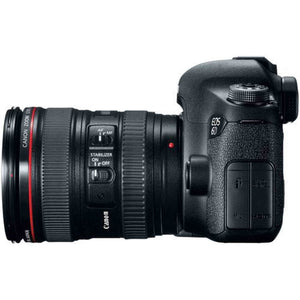 Canon EOS 6D 20.2 MP CMOS Digital SLR Camera with 3.0-Inch LCD and EF 24-105mm f/4L IS USM Lens Kit - Wi-Fi Enabled - Used Canon