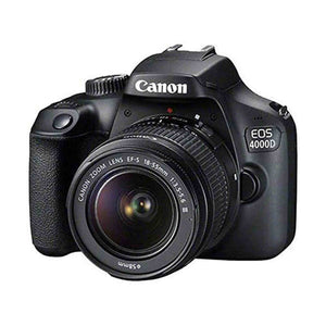 Canon EOS 4000D / Rebel T100 DSLR Camera with 18-55mm Lens Extra Battery Mountain Bundle Canon