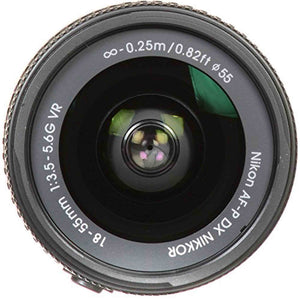 Nikon 18-55mm f/3.5-5.6G VR AF-P DX Zoom-Nikkor Lens - Certified Refurbished - Reconditioned Nikon