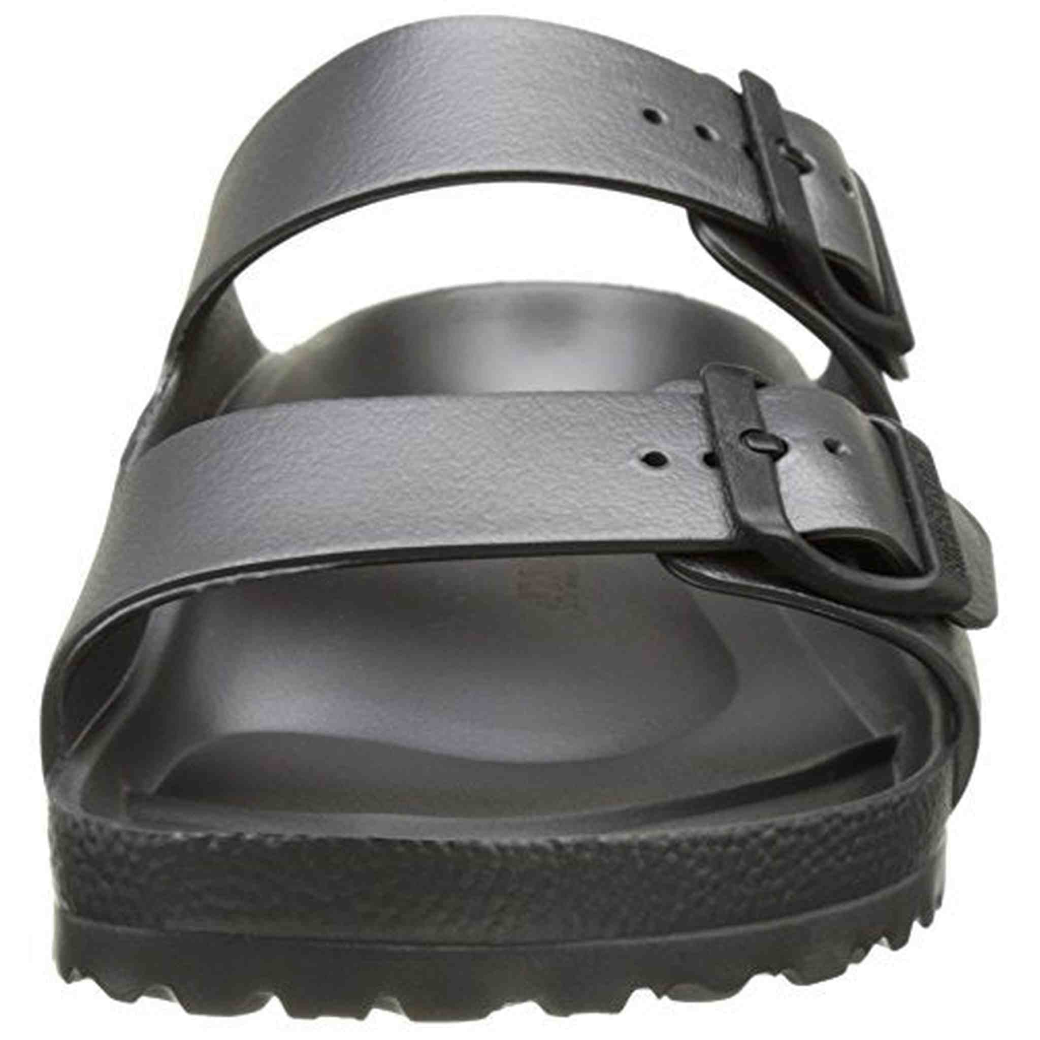 Birkenstock Essentials Unisex Arizona EVA Sandal, Metallic Anthracite, 42 R