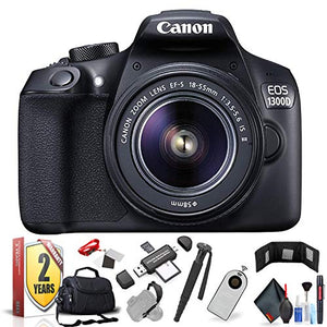 Canon EOS Rebel T6 Digital SLR Camera Kit with EF-S 18-55mm f/3.5-5.6 DC III Lens with Extra Accessory Bundle