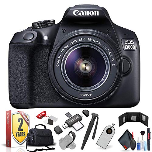 Canon EOS Rebel T6 Digital SLR Camera Kit with EF-S 18-55mm f/3.5-5.6 DC III Lens with Extra Accessory Bundle
