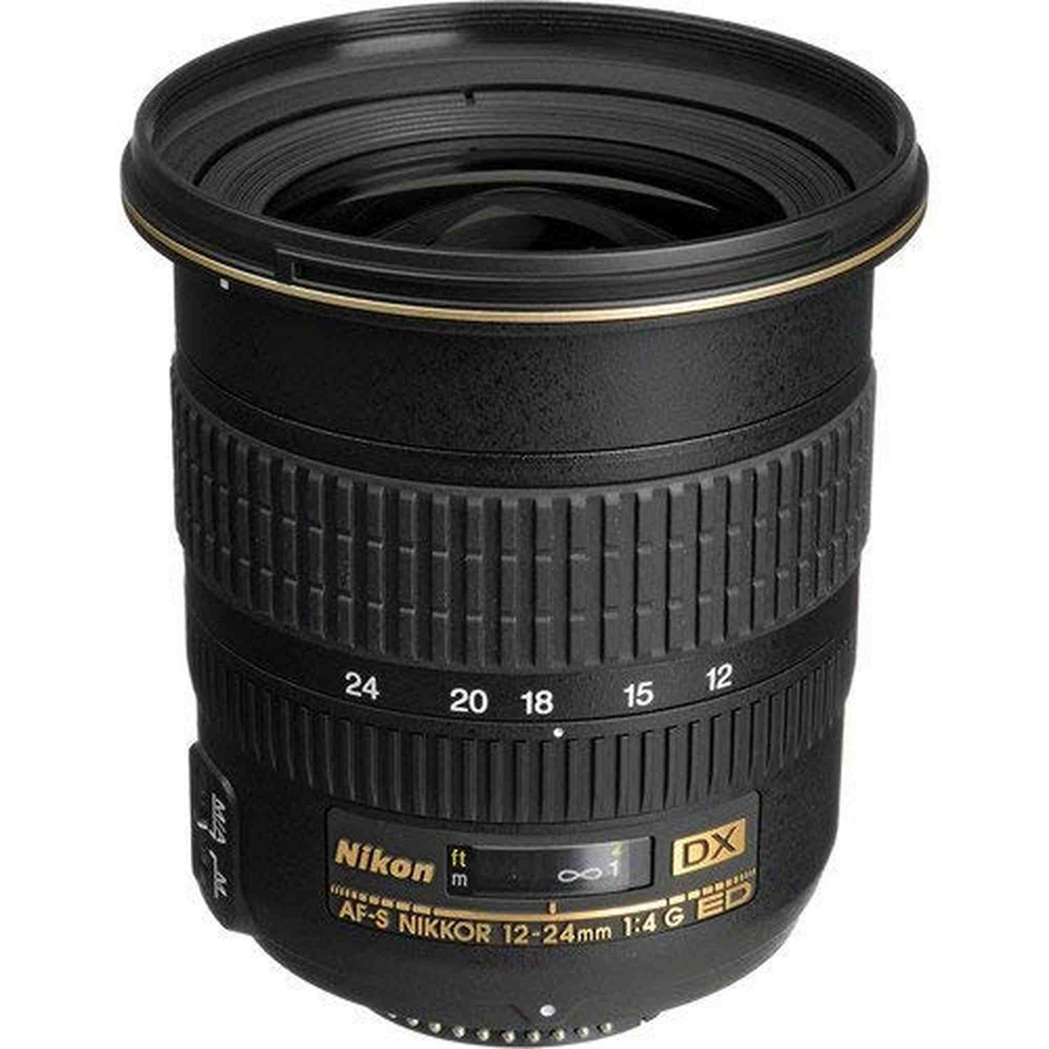 Nikon 2144-IV AF-S DX NIKKOR 12-24mm f/4G If-ED Zoom Lens with Auto Focus for DSLR Cameras International Version No Warranty Nikon
