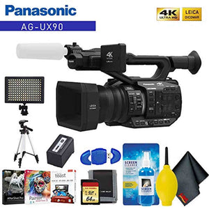 Panasonic AG-UX90 4K/HD Professional Camcorder Standard Accessory Kit