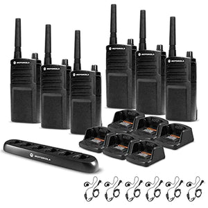 6 x Motorola RMU2040 On-Site 2-Way Radio RMU2040 - 6 Pack With Mics Bundle Motorola Solutions