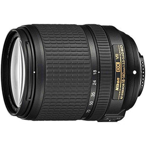 Nikon AF-S DX NIKKOR 18-140mm f/3.5-5.6G ED Vibration Reduction Zoom Lens with Auto Focus for Nikon DSLR Cameras - Reconditioned Nikon