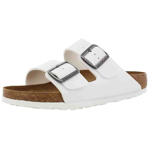 Birkenstock Arizona Unisex White Birko-Flor Sandal 41 / Unisex US Size 10-10.5