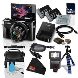 Canon PowerShot G7 X Mark II w/Accessories Bundle - Digital Camera 1066C001 International Version