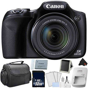 Canon PowerShot SX530 HS Digital Camera 50X Optical Zoom Bundle with 32GB Memory Card Canon