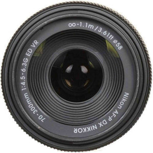 Nikon AF-P DX NIKKOR 70-300mm f/4.5-6.3G ED VR Lens for Nikon DSLR Cameras - Reconditioned Nikon