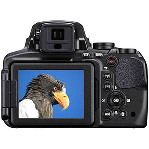 Nikon COOLPIX P900 16MP Zoom Digital Camera with 83x Optical Zoom, Built-in Wi-Fi and NFC Black Renewed - Reconditioned Nikon