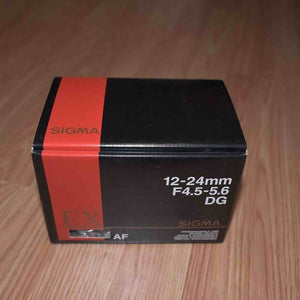 Sigma 12-24mm f/4.5-5.6 EX DG IF HSM Aspherical Ultra Wide Angle Zoom Lens for Nikon SLR Cameras Sigma