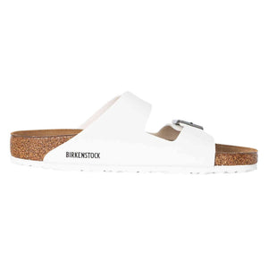 Birkenstock Women's Arizona Birko-Flo White Birko-Flor Sandals - 41 R EU US Men EU's 8-8.5, US Women EU's 10-10.5