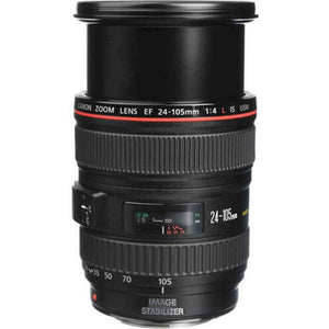 Canon EF 24-105mm f/4 L IS USM Lens for Canon EOS SLR Cameras - White Box Bulk Packaging Canon