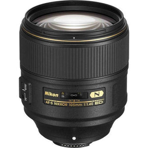 Nikon AF-S FX NIKKOR 105mm f/1.4 ED Lens with Auto Focus for Nikon DSLR Cameras Certified Refurbished - Reconditioned Nikon