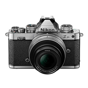 Nikon Z fc DX-Format Mirrorless Camera Body w/NIKKOR Z DX 16-50mm f/3.5-6.3 VR - Silver - Used Nikon