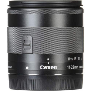 Canon EF-M 11-22mm F/4-5.6 is STM Lens for Canon Eos M, M2, M3, M5, M6, M1 M5 M10 Accessories International Model + 2 Y