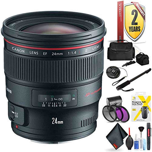Canon EF 24mm F/1.4L Ii USM Lens for Canon 6D, 5D Mark IV, 5D Mark III, 5D Mark II, 6D Mark II, 5Dsr, 5Ds, 1Dx, 1Dx Mark