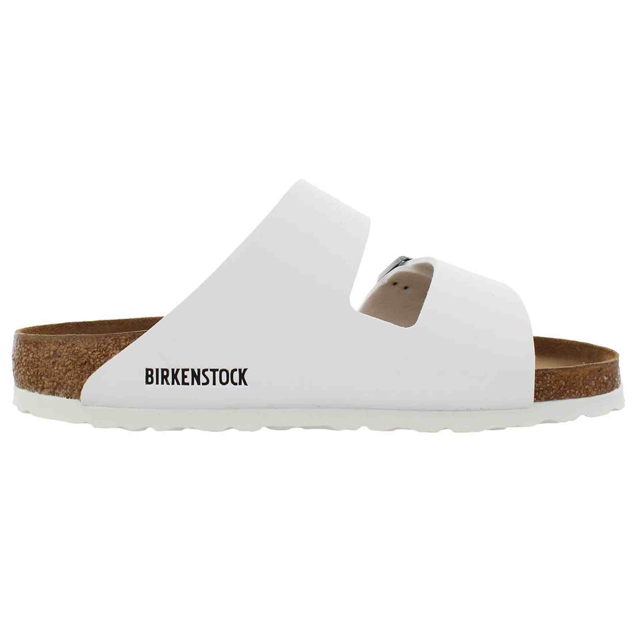 Birkenstock Arizona Unisex White Birko-Flor Sandal 41 / Unisex US Size 10-10.5