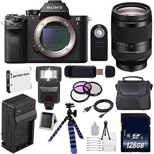 Sony Alpha a7R II Mirrorless Digital Camera International Model + Sony FE 24-240mm f/3.5-6.3 OSS Lens + 72mm 3 Piece Innovative Bundle