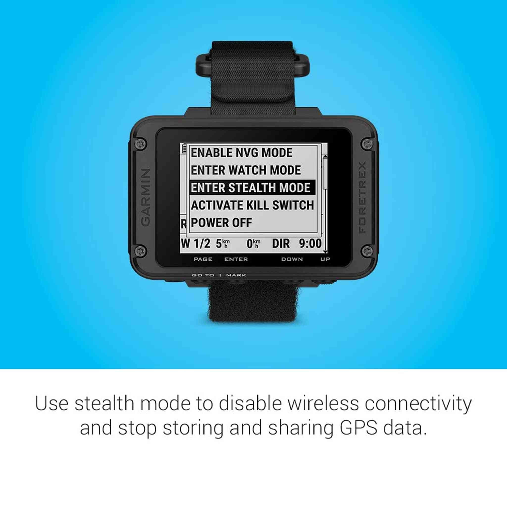 Garmin Foretrex 801, Wrist-Mounted GPS Navigation, Upgraded Multi-Band GNSS, Longer Battery Life Garmin