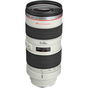 Canon EF 70-200mm f/2.8L USM Lens 2569A004 + Filter Kit + BackPack + More - Reconditioned Canon