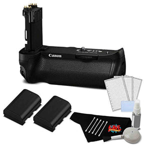 Canon BG-E20 Battery Grip for EOS 5D Mark IV + LP-E6N Lithium-Ion Battery 2-Pack Kit Canon
