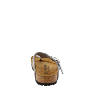 BIRKENSTOCK Gizeh Birko-Flor Metallic Silver Birko Flor 41 US Women's 10-10.5 Regular Birkenstock