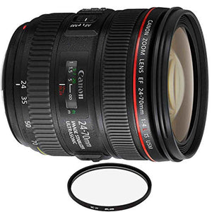 Canon EF 24-70mm f/4L is USM Lens with Pro Filter Certified Refurbished - Reconditioned Canon