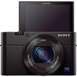 Sony Cyber-Shot III Digital Camera Bundle with 2x 64GB Memory Cards + Carrying Case + More Intl Model