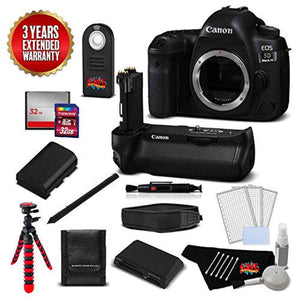 Canon EOS 5D Mark IV DSLR Camera International Version Body Only + Canon BG-E20 Battery Grip Kit Canon