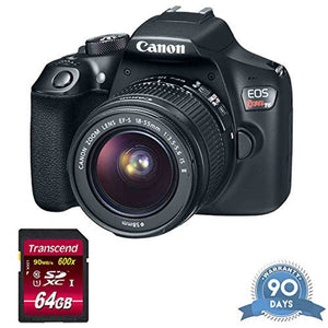 Canon EOS Rebel T6 DSLR Camera with 18-55mm Lens with Memory Card - Renewed - Reconditioned Canon