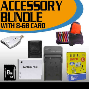 Canon SD1300IS Accessory Saver Bundle! 8GB SDHC Memory + Extended Life Battery + Ac/Dc Rapid Charger + USB Card Reader + Memory Card Wallet + Deluxe Camera Case + Accessory Saver Bundle! BVI