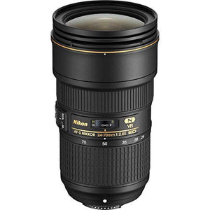 Nikon 24-70mm f/2.8E VR AF-S ED Nikkor Zoom Lens - Reconditioned Nikon