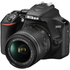 Nikon D3500 DSLR Camera with 18-55mm Lens 1590 Starter Bundle - Reconditioned Nikon