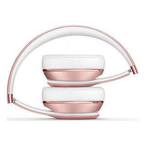 Restored Beats Solo3 Wireless On-Ear Headphones Rose Gold Like New - Apple