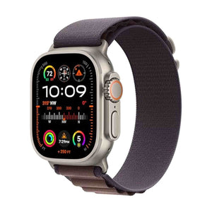 Apple Watch Ultra 2 GPS + Cellular 49mm Smartwatch with Rugged Titanium Case & Indigo Alpine Loop Medium. Carbon Neutral - Reconditioned Apple