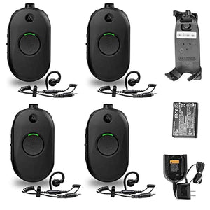 4 x Motorola CLP1010e 1-Channel 2-Way UHF Business Radio CLP1010E + More Motorola Solutions
