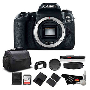 Canon EOS 77D DSLR Camera Body Only 24.2 MP CMOS - Standard Bundle - International Version Canon