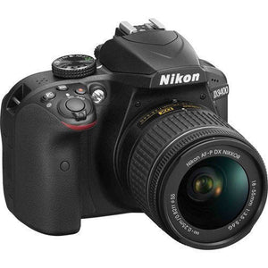 Nikon D3400 DSLR Camera with 18-55mm Lens Black Certified Refurbished - Reconditioned eBasket