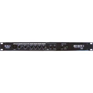 Rolls RM69 MixMate 3 Mic/Source Mixer , Black rolls