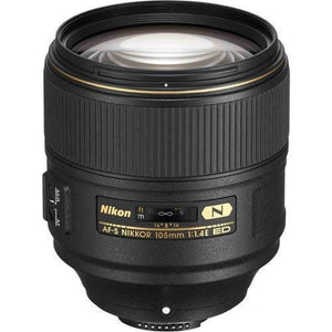 Nikon AF-S FX NIKKOR 105mm f/1.4 ED Lens with Auto Focus for Nikon DSLR Cameras Certified Refurbished - Reconditioned Nikon
