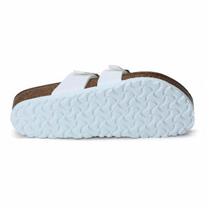 Birkenstock Unisex Mayari Birko-Flor White Sandals 10 W / 8 M US Birkenstock