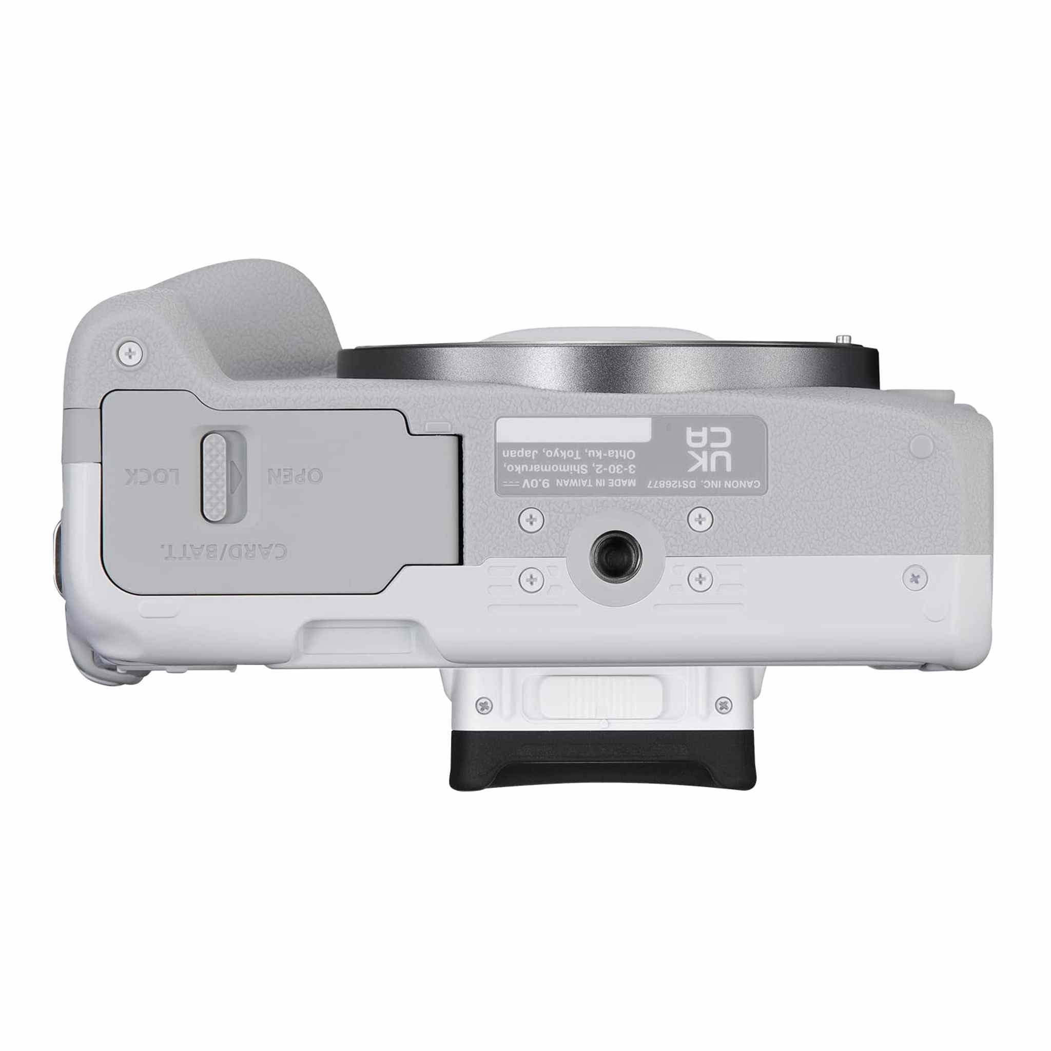 Canon EOS R50 Mirrorless Vlogging Camera Body Only/White , RF Mount, 24.2 MP, 4K Video, DIGIC X Image Processor, Subject Detection & Tracking, Compact, Smartphone Connection, Content Creator Canon