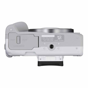 Canon EOS R50 Mirrorless Vlogging Camera Body Only/White , RF Mount, 24.2 MP, 4K Video, DIGIC X Image Processor, Subject Detection & Tracking, Compact, Smartphone Connection, Content Creator Canon
